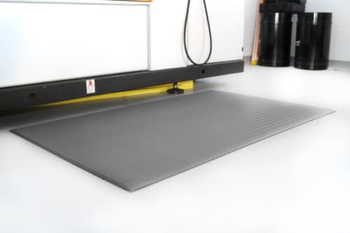 Arbeitsplatz-Bodenbelag Orthomat Ribbed Meterware, Breite 900 mm