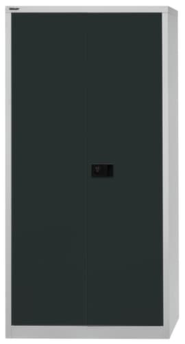 Bisley Aktenschrank Universal, 5 Ordnerhöhen, lichtgrau/anthrazitgrau