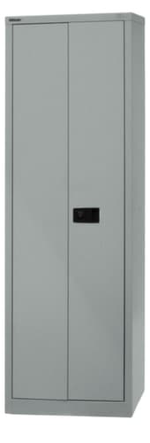Bisley Aktenschrank Universal, 5 Ordnerhöhen, silber/silber