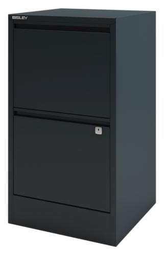 Bisley Hängeregistraturschrank Home Filer, 2 Auszüge, anthrazit/anthrazit