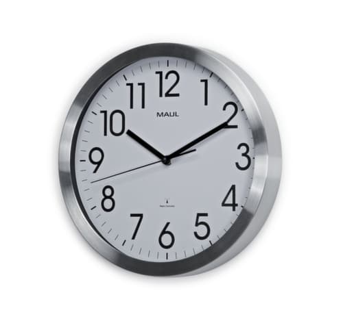MAUL Funk-Wanduhr, mit arabischen Zahlen und Strichen, Ø 300 mm