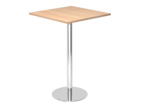 Stehtisch, Breite x Tiefe 800 x 800 mm, Platte Eiche