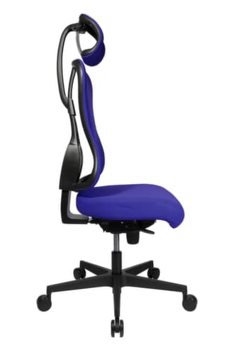 Topstar Bürodrehstuhl Art Comfort mit Kopfstütze, royalblau