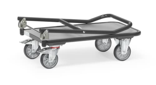 fetra Schiebebügelwagen GREY EDITION, Traglast 250 kg, Luft/TPE-Bereifung