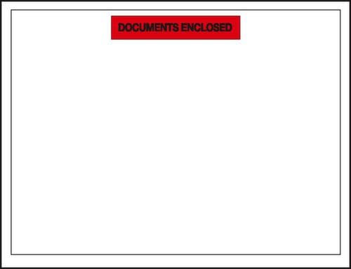 Begleitpapiertasche "Documents enclosed", DIN A4