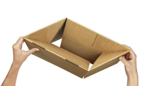 Widerstandsfähiger E-Commerce Faltkarton