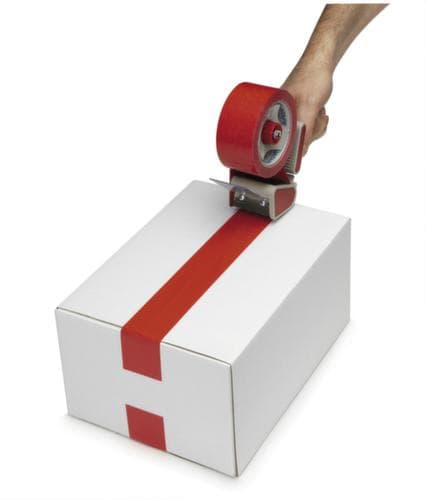 Farbiges PVC-Packband, Länge x Breite 66 m x 50 mm
