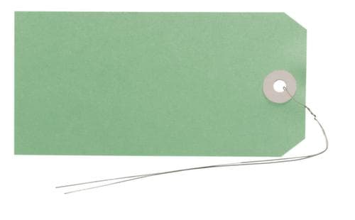 Etiketten zum Anhängen, Länge x Breite 125 x 63 mm