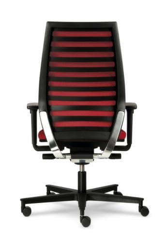 ROVO-CHAIR Bürodrehstuhl R12, Lamellen-Rückenlehne, rot