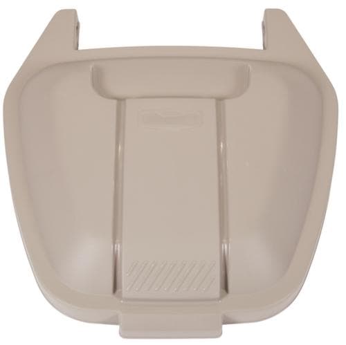 Rubbermaid Mülltonne, 100 l, beige, Deckel grau