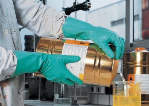 Chemikalienschutzhandschuhe Stansolv, Nitril, Größe 8