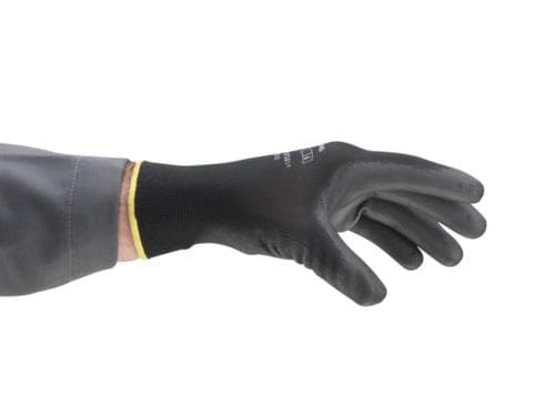Dünne Schutzhandschuhe mit Polyurethan-Beschichtung, Polyamidstrick, Größe 9