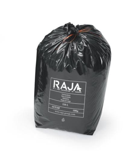 Müllsack für schwere Abfälle, 110 l, schwarz