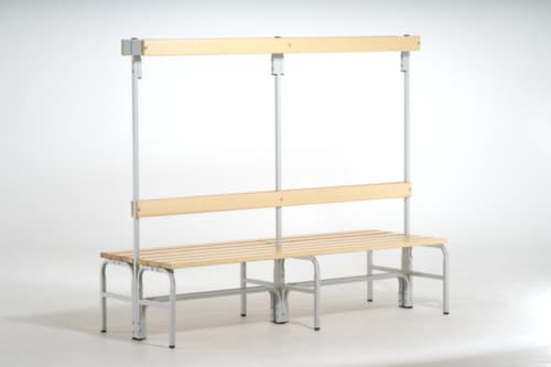 Sypro Umkleidebank mit Holzleisten