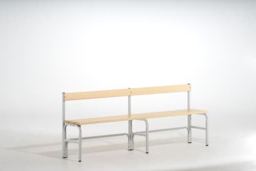 Sypro Umkleidebank mit Holzleisten