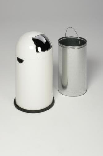 Push-Abfallbehälter, 33 l, weiß