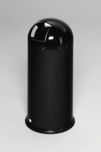 Push-Abfallbehälter, 40 l, schwarz