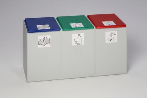 VAR Wertstoffsammelbox, 3 x 60 l