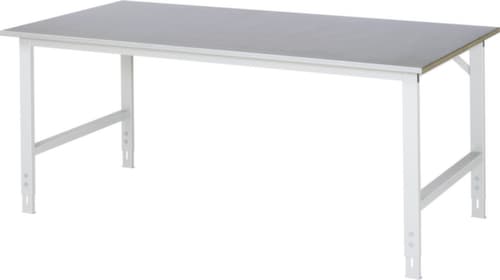 RAU Höhenverstellbare Werkbank Tom, RAL7035 Lichtgrau