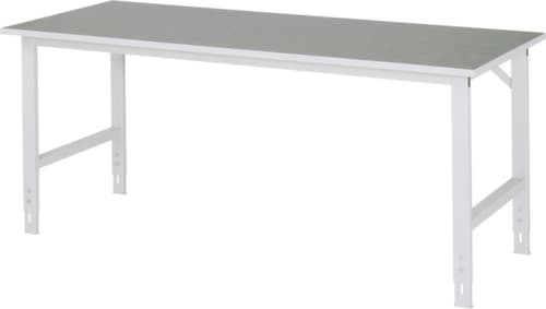 RAU Höhenverstellbare Werkbank Tom, RAL7035 Lichtgrau
