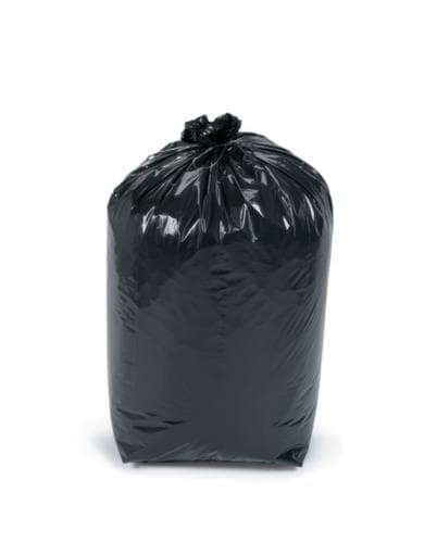 Blickdichter Müllsack, 140 l, schwarz