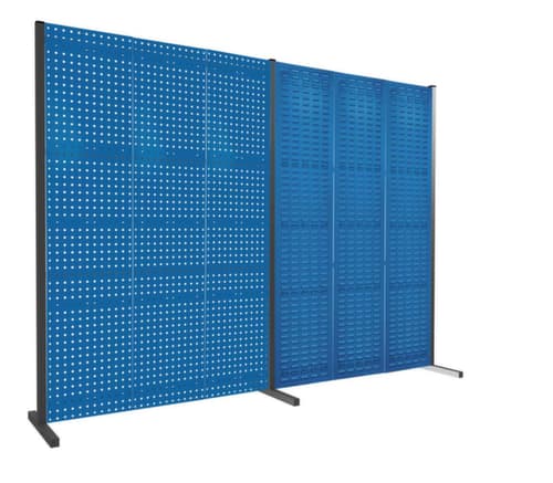 Kappes Loch-/Schlitzplatten-Trennwand RasterPlan® als Doppelfeld 180°