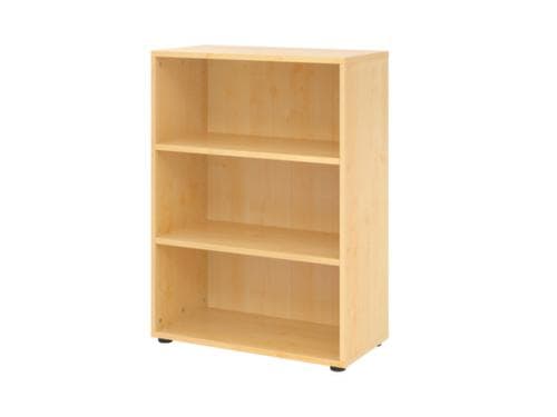 Büroregal 9Y, Breite 800 mm, 3 OH, Ahorn