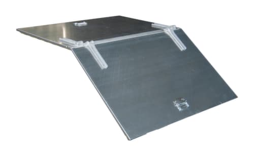 Bauer 2-tlg. Klappdeckel für Kippwagen