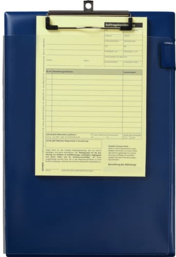 EICHNER Klemmbrett Easy Open mit Schutzfolie, blau