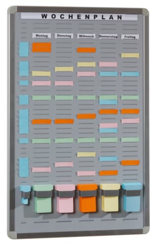 EICHNER Steckkartentafel T-Card, hellgrau