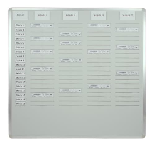 EICHNER Planungstafel Orga-Easy, hellgrau