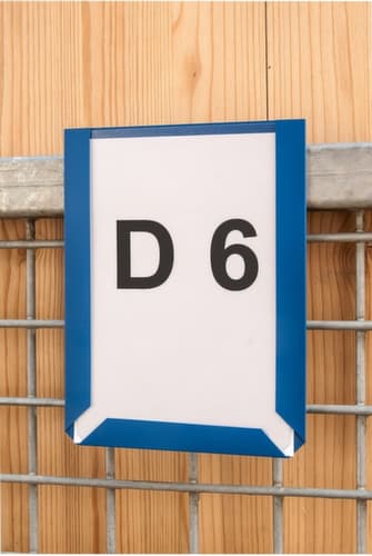 EICHNER Sichttafel, DIN A6, Rückseite magnetisch