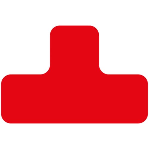 EICHNER Klebesymbol, T-Form, rot
