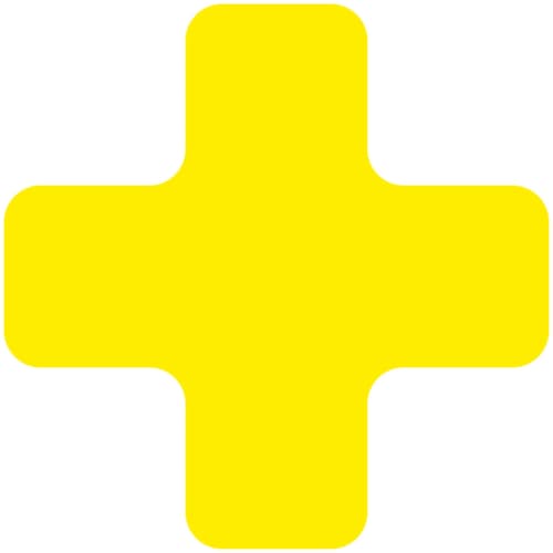EICHNER Klebesymbol, Plus, gelb