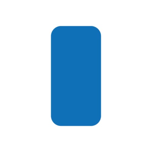 EICHNER Klebesymbol, Rechteck, blau