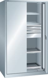 LISTA Schwerlast-Einschwenktürenschrank, Breite 1146 mm
