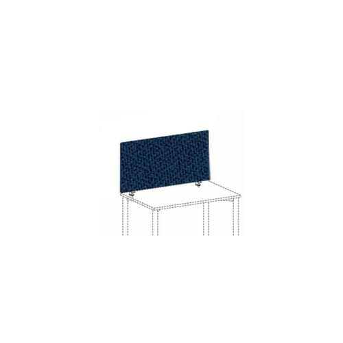 Gera Schallabsorbierende Tischtrennwand Pro ProfiLine, Höhe x Breite 600 x 800 mm, Wand blau