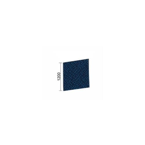 Gera Schallabsorbierende Trennwand Pro, Höhe x Breite 1200 x 1000 mm, Wand blau