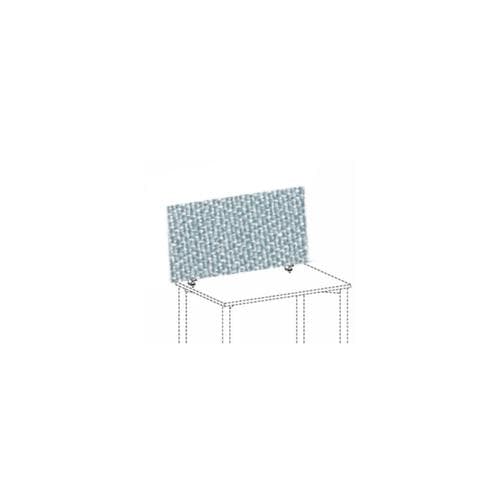 Gera Schallabsorbierende Tischtrennwand Pro ProfiLine, Höhe x Breite 600 x 1800 mm, Wand grau
