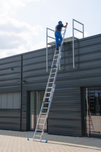 Krause Vielzweckleiter STABILO® Professional +S, 3 x 10 rutschsicher profilierte Sprossen und Stufen