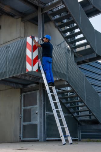 Krause Vielzweckleiter STABILO® Professional +S, 3 x 10 rutschsicher profilierte Sprossen und Stufen