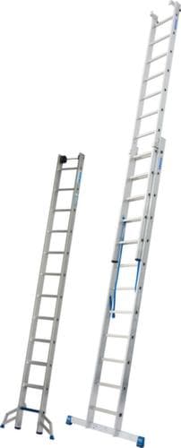 Krause Vielzweckleiter STABILO® Professional +S, 3 x 12 rutschsicher profilierte Sprossen und Stufen