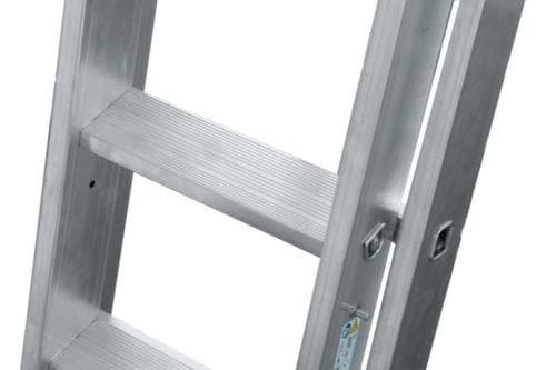 Krause Mehrzweckleiter STABILO® Professional +S mit Sprossen und Stufen, 2 x 12 rutschsicher profilierte Sprossen und Stufen