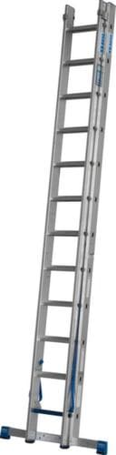 Krause Mehrzweckleiter STABILO® Professional +S mit Sprossen und Stufen, 2 x 12 rutschsicher profilierte Sprossen und Stufen