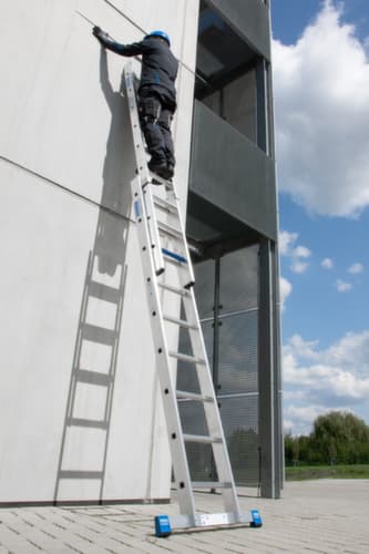 Krause Schiebeleiter STABILO® Professional +S mit Sprossen und Stufen