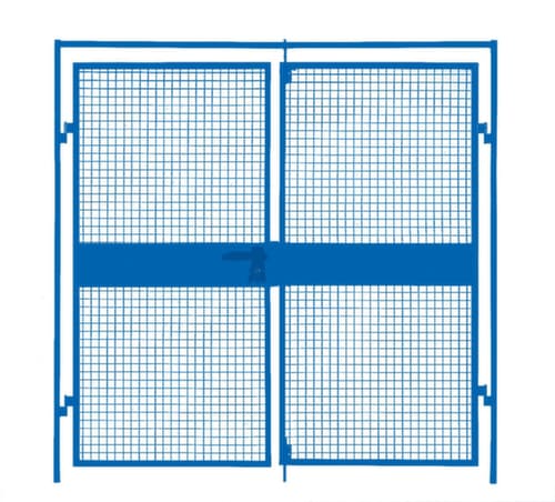 Doppel-Flügeltür für Trennwandsystem, Breite 2000 mm