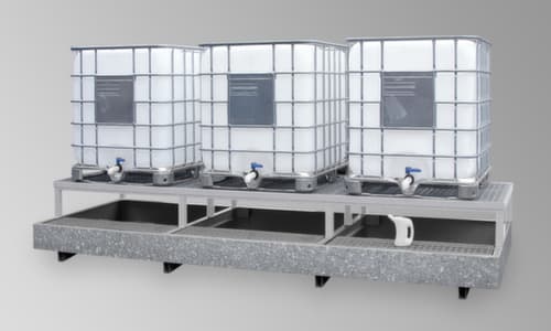 Auffangwanne für KTC/IBC, für 3 x KTC/IBC