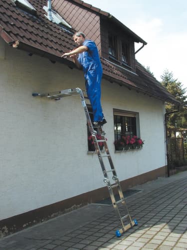 Krause Mehrzweck-Klappleiter STABILO® Professional, 4 x 3 profilierte Sprossen