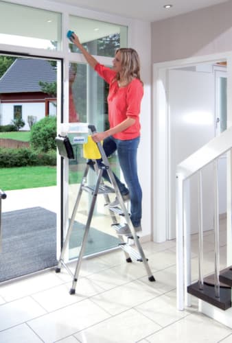 Krause Stufenstehleiter Secury® mit Antirutschauflagen