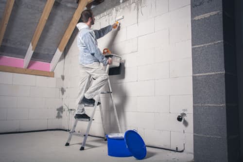 Krause Stufenstehleiter Secury® mit Antirutschauflagen